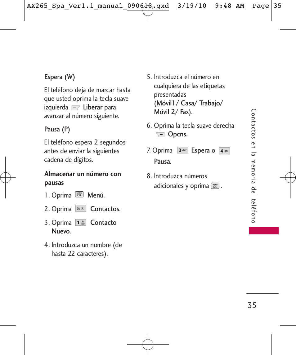 LG LGAX265 User Manual | Page 165 / 269