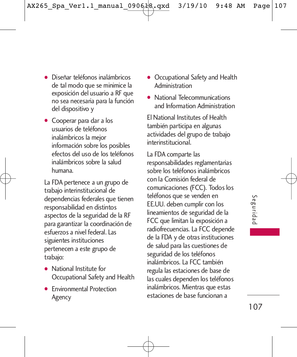 LG LGAX265 User Manual | Page 237 / 269