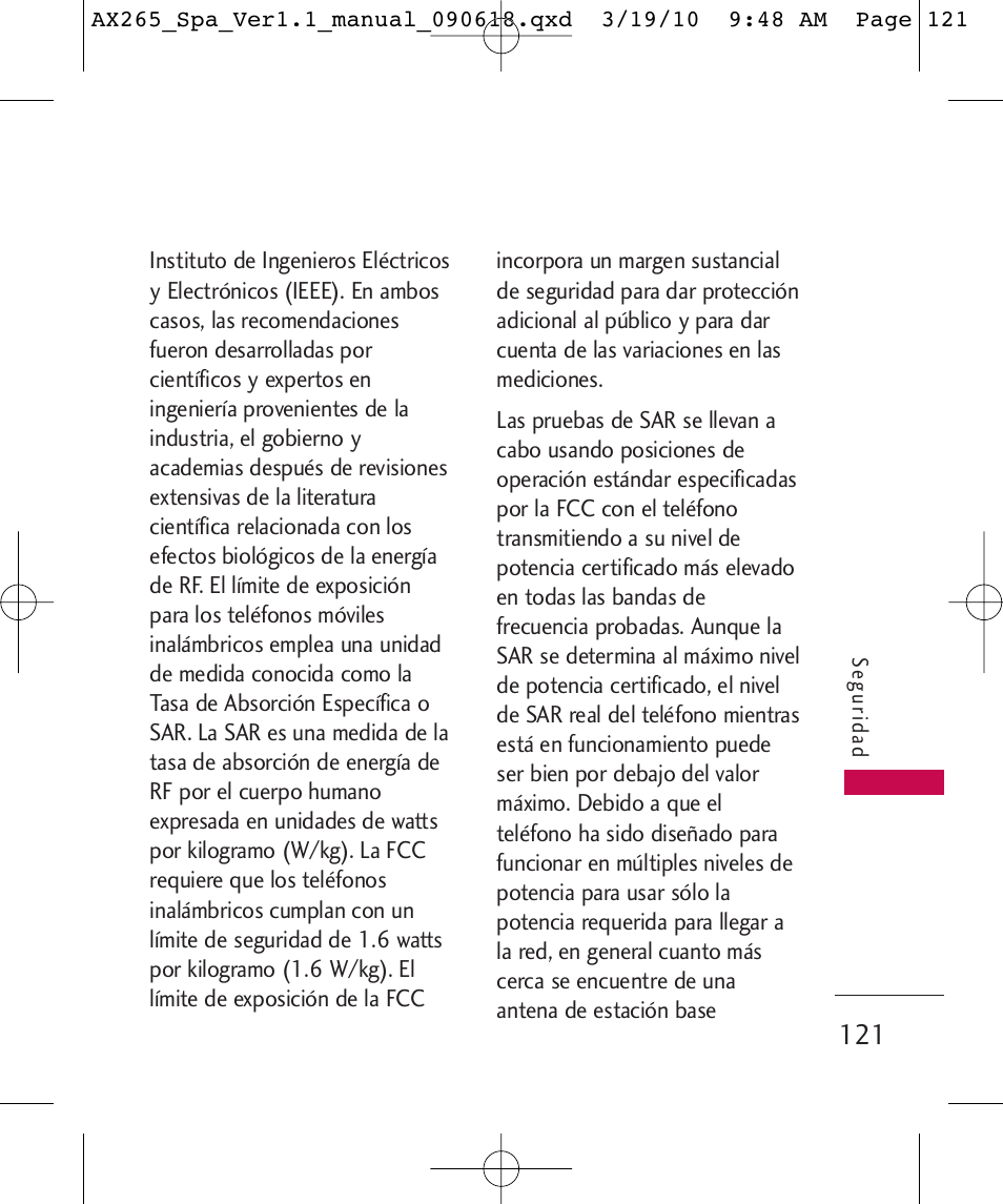 LG LGAX265 User Manual | Page 251 / 269