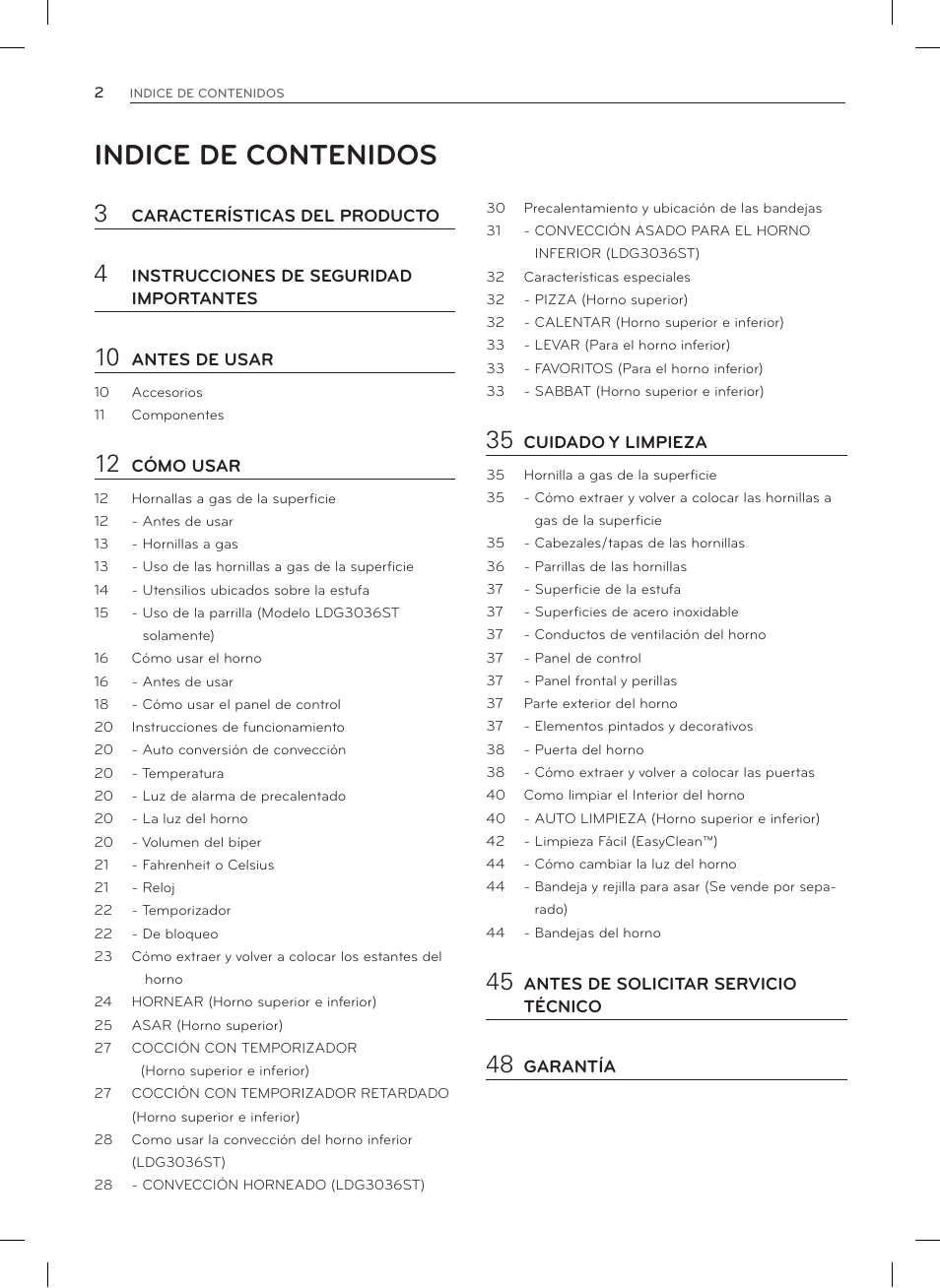 LG LDG3035SB User Manual | Page 51 / 101