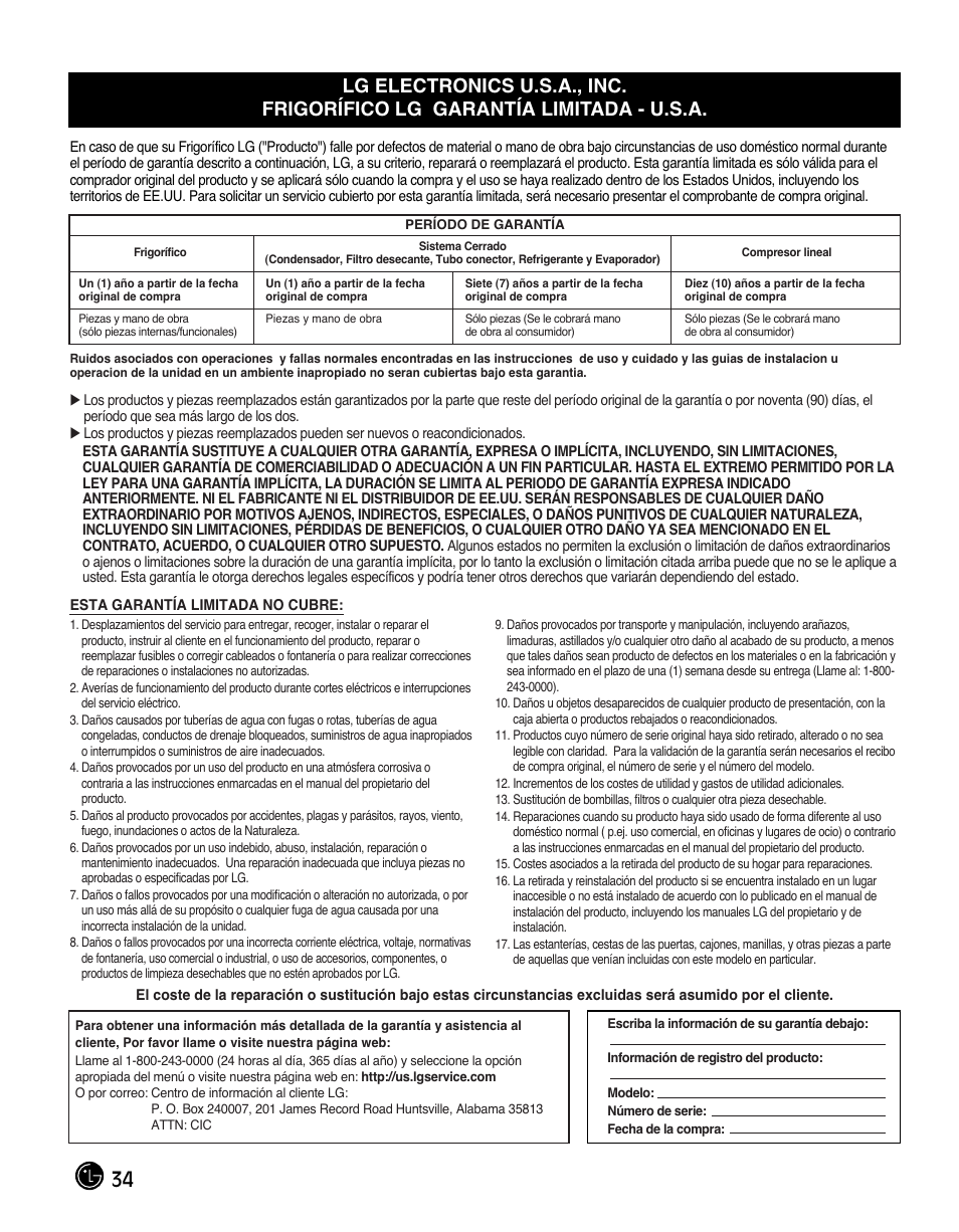 LG LFC28768ST User Manual | Page 106 / 108