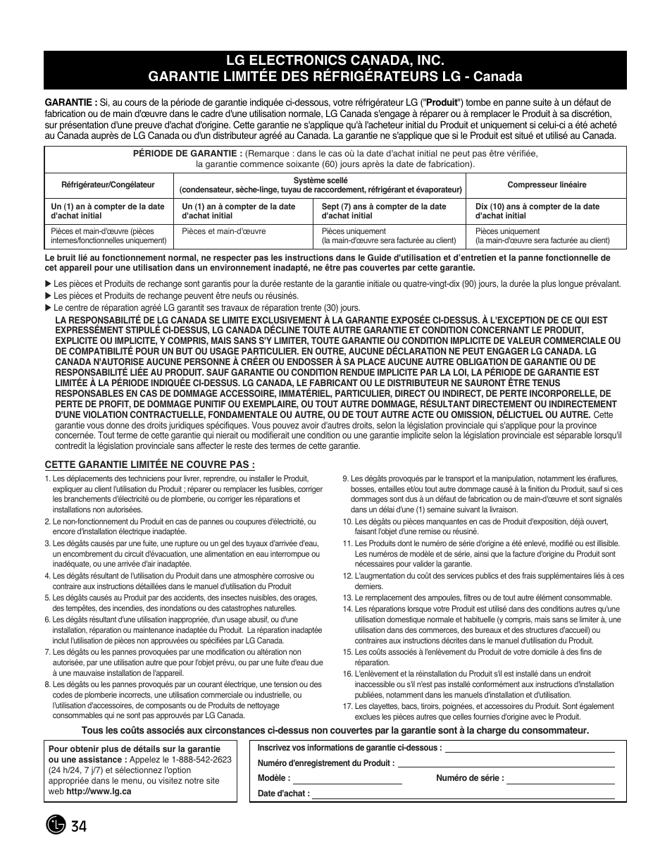 LG LFC28768ST User Manual | Page 70 / 108