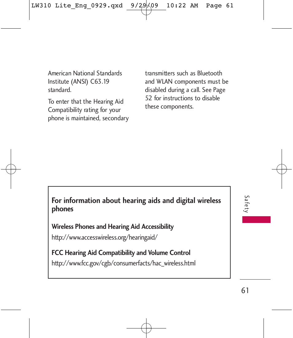 LG LGLW310 User Manual | Page 61 / 68