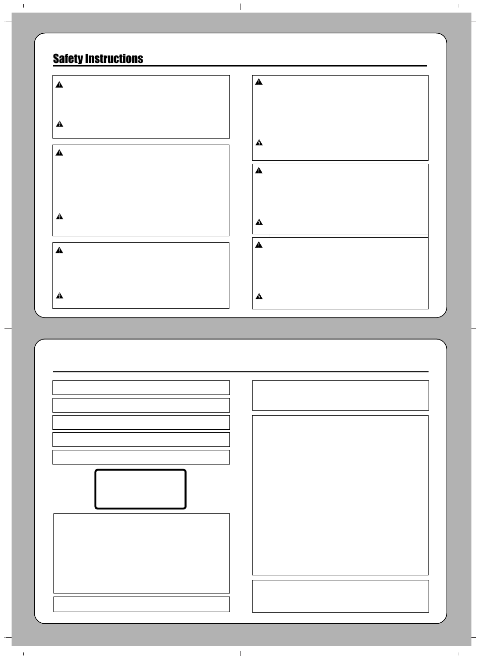 Safety instructions | LG GCC-H21N User Manual | Page 4 / 4