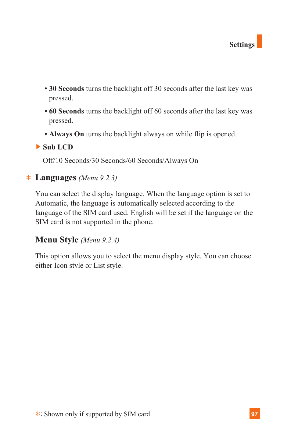 LG L1200 User Manual | Page 100 / 141