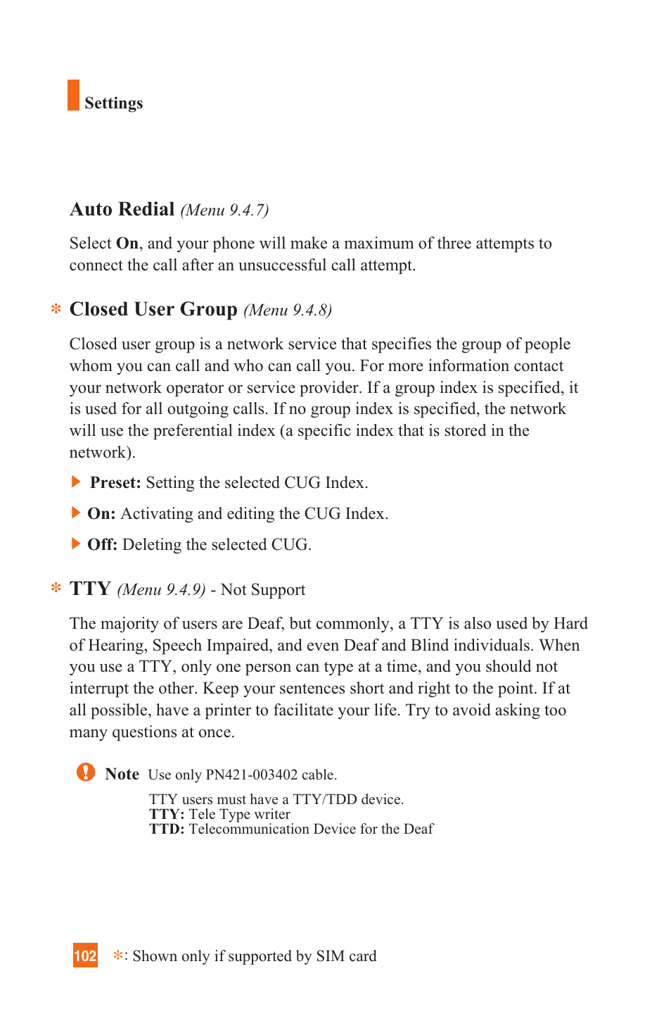 LG L1200 User Manual | Page 105 / 141