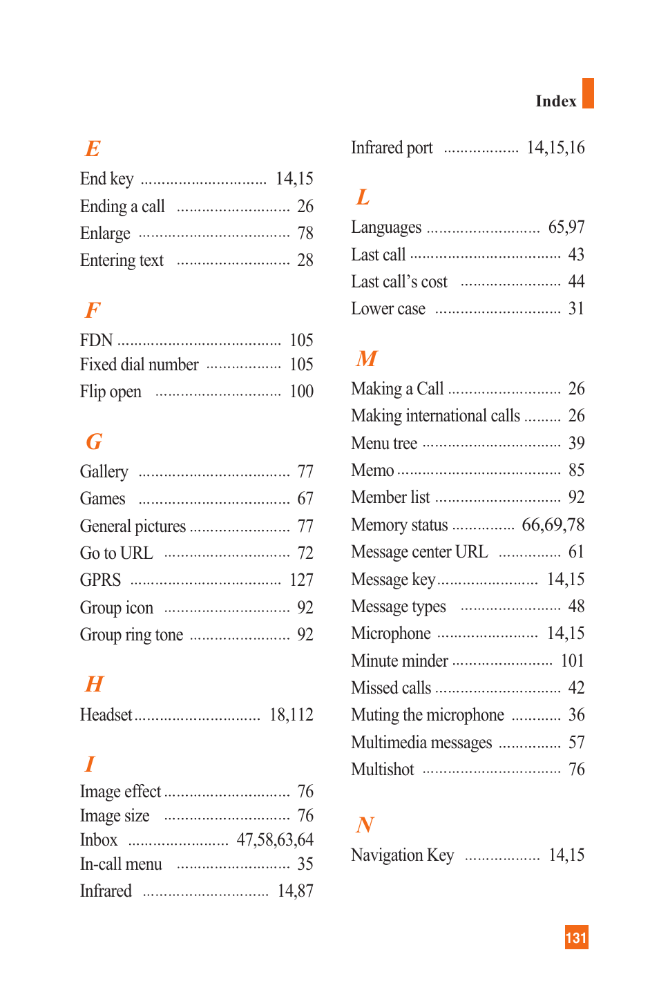 LG L1200 User Manual | Page 134 / 141