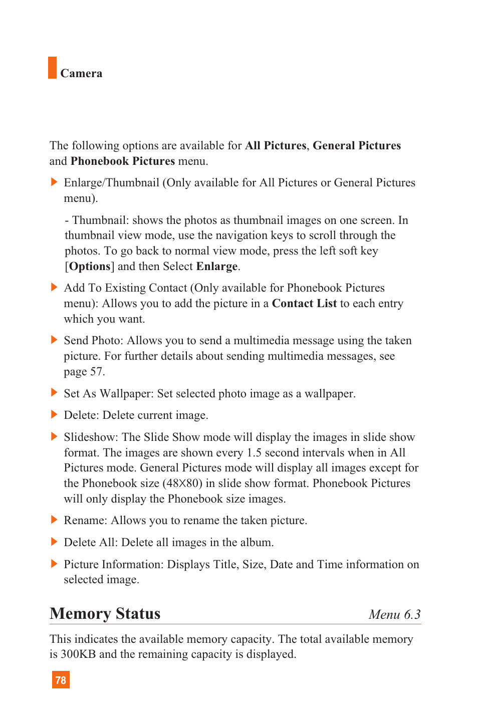 Menu 6.3 | LG L1200 User Manual | Page 81 / 141
