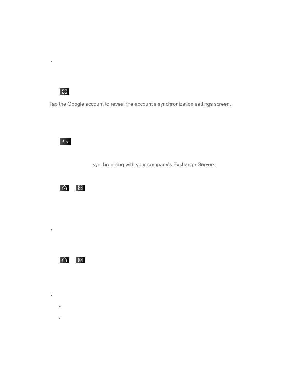 Synchronizing your corporate account | LG LS855 User Manual | Page 121 / 188