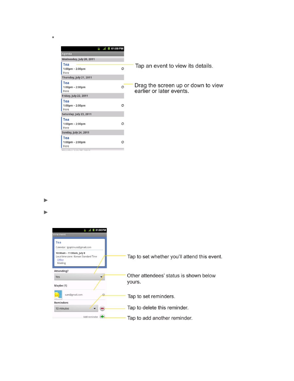 Viewing event details | LG LS855 User Manual | Page 168 / 188