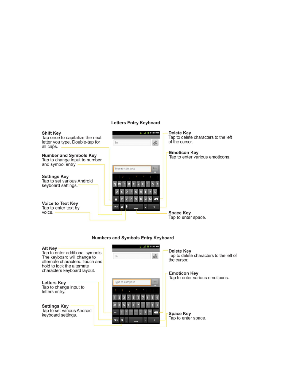 Т˝n„|kéõp7 úžšâå<#d®™üø n5µ¨pugzàïq, Entering text with the on-screen keyboard | LG LS855 User Manual | Page 47 / 188