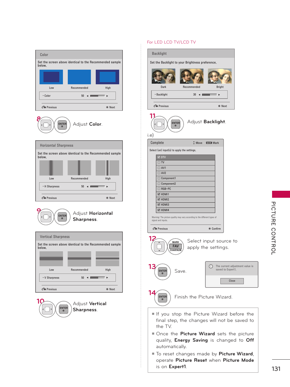 LG 47LE5400 User Manual | Page 131 / 204