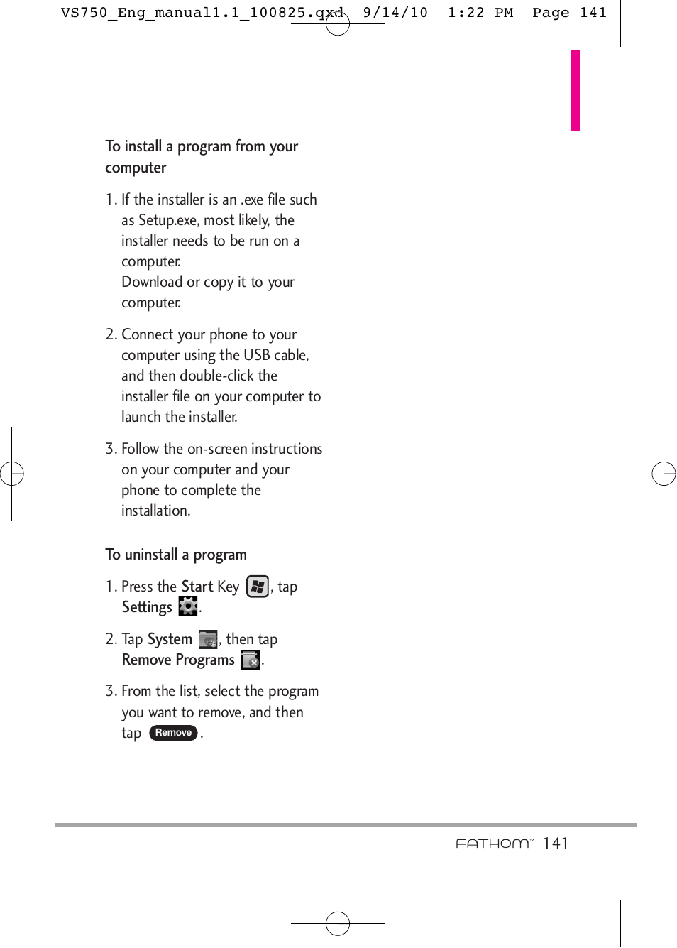 LG -VS750 User Manual | Page 143 / 188