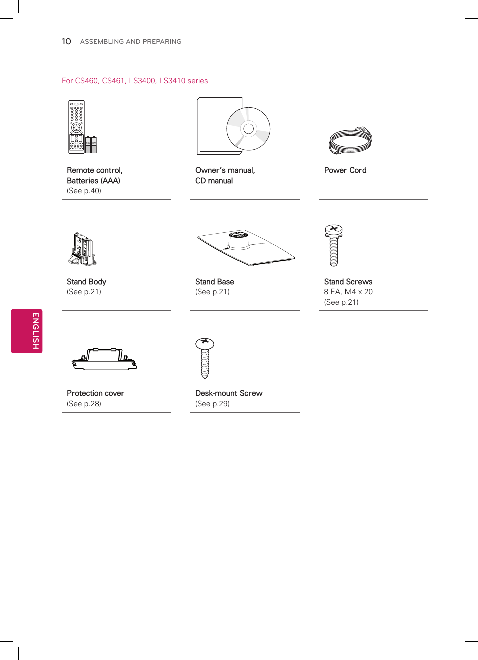 LG 47LS4500 User Manual | Page 10 / 48
