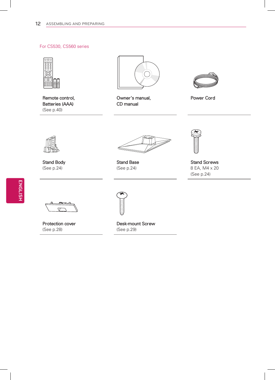 LG 47LS4500 User Manual | Page 12 / 48