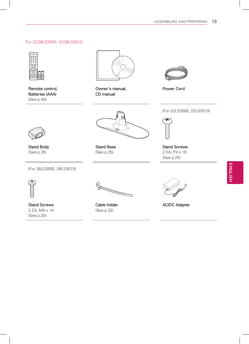 LG 47LS4500 User Manual | Page 13 / 48