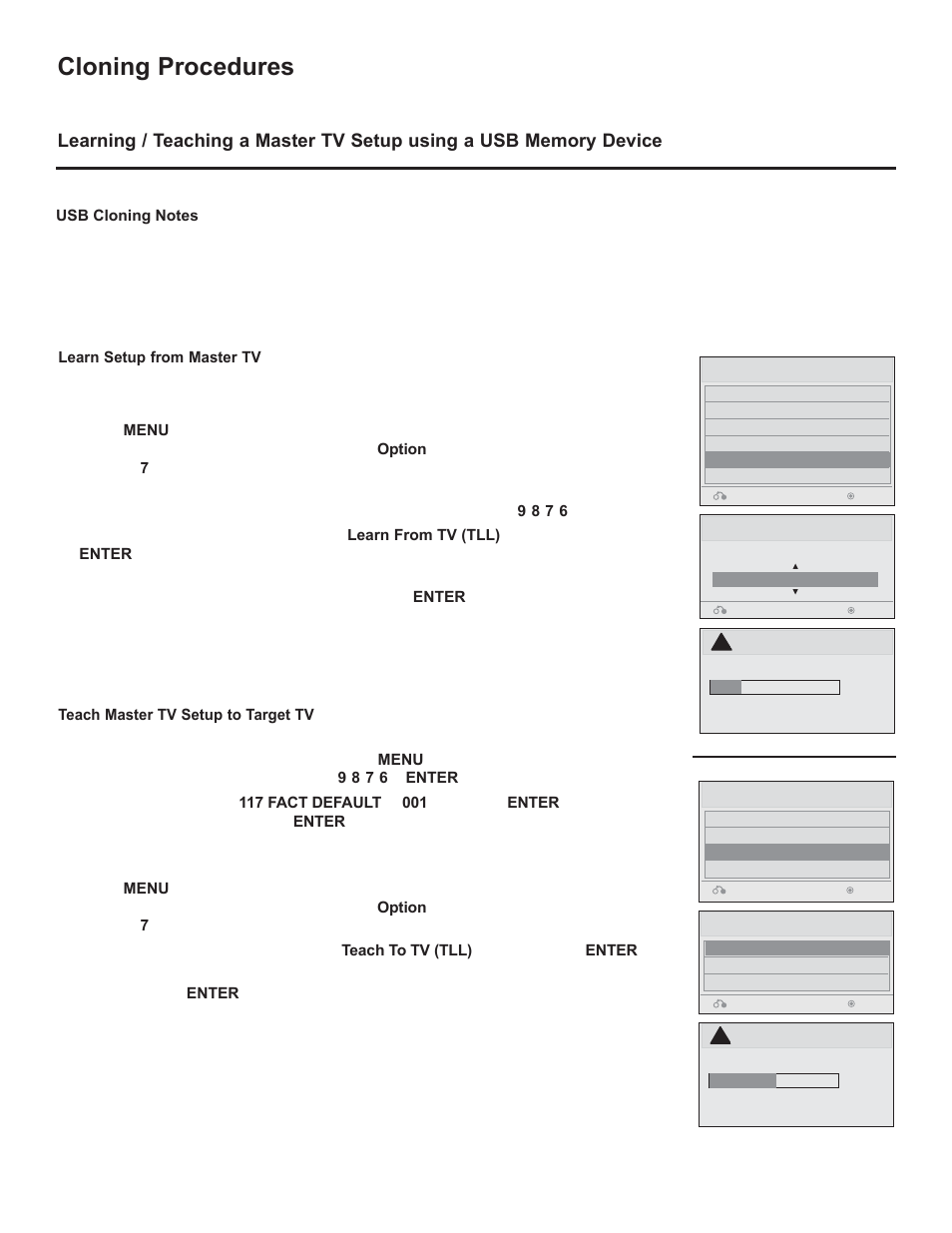 Cloning procedures | LG 37LD325H User Manual | Page 188 / 212