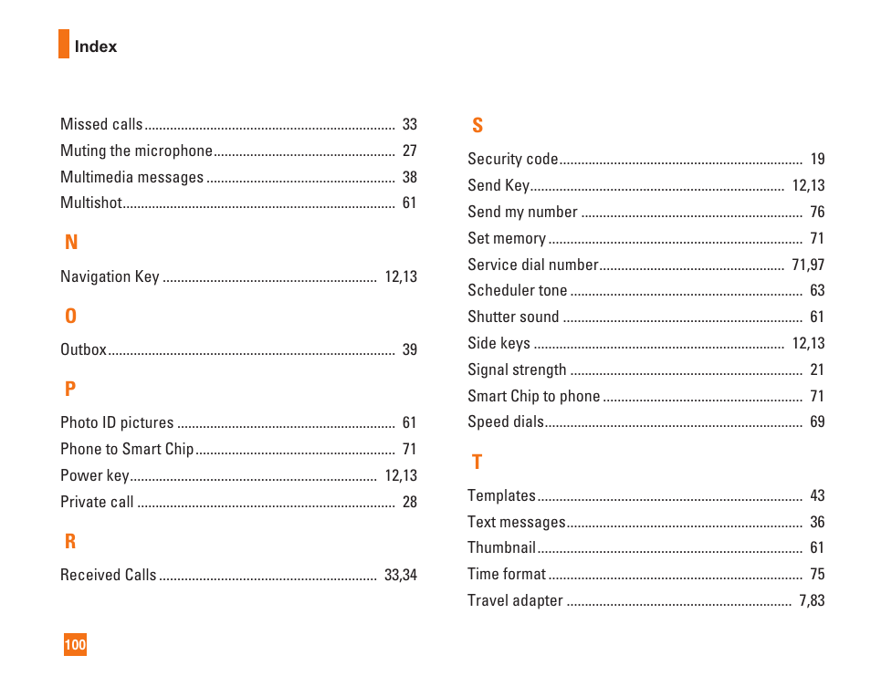 LG L1400i User Manual | Page 100 / 102