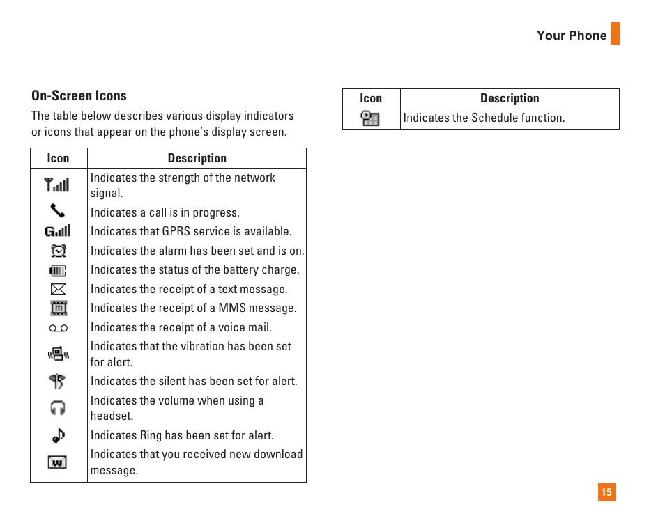 LG L1400i User Manual | Page 15 / 102