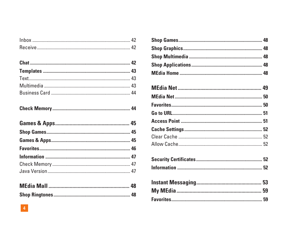 LG L1400i User Manual | Page 4 / 102
