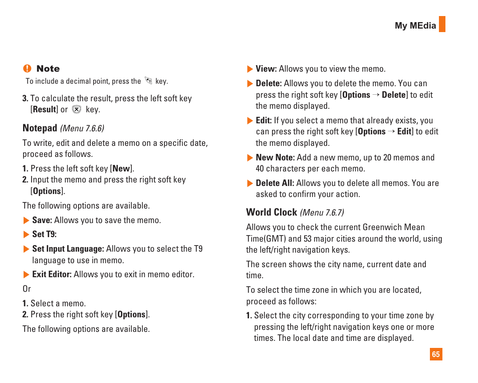 LG L1400i User Manual | Page 65 / 102