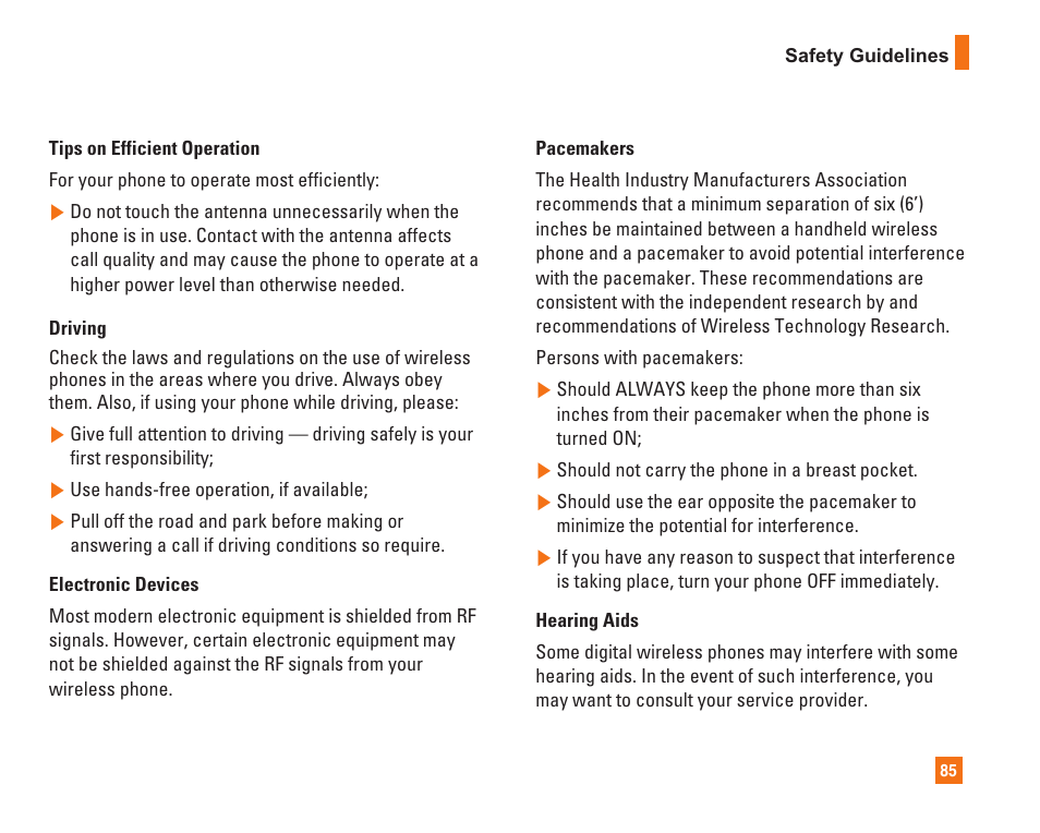 LG L1400i User Manual | Page 85 / 102