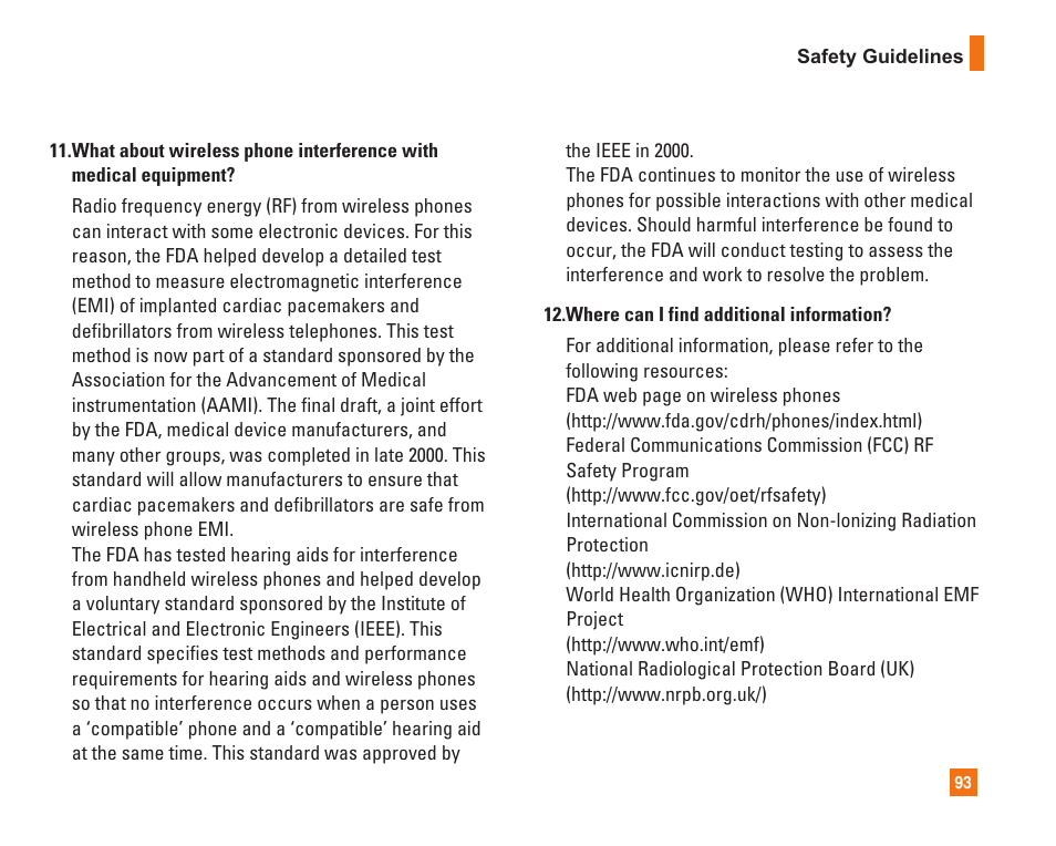 LG L1400i User Manual | Page 93 / 102