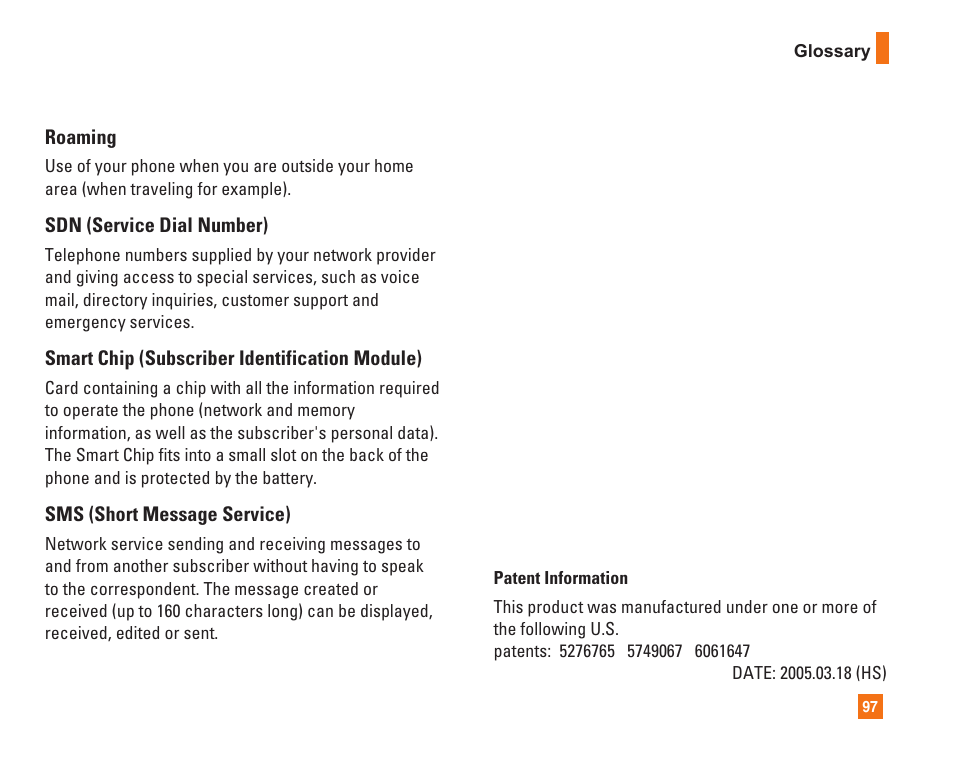 LG L1400i User Manual | Page 97 / 102