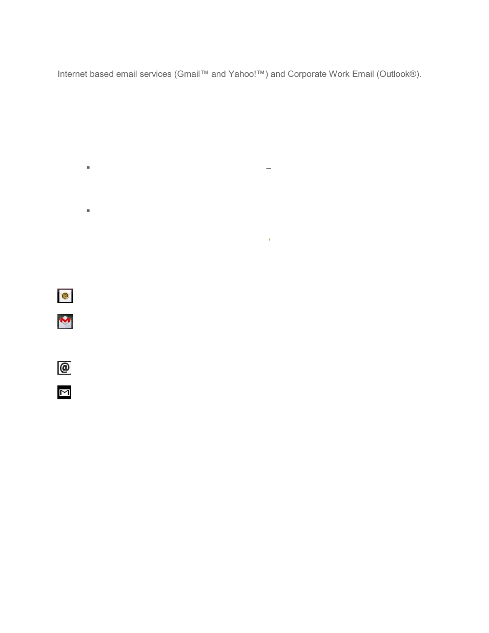 Add an email account (pop3 or imap) | LG LGLS860 User Manual | Page 121 / 196