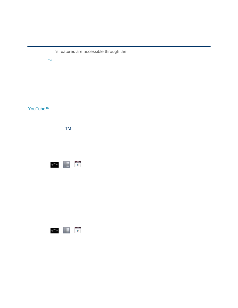 Apps and entertainment, Play store | LG LGLS860 User Manual | Page 135 / 196