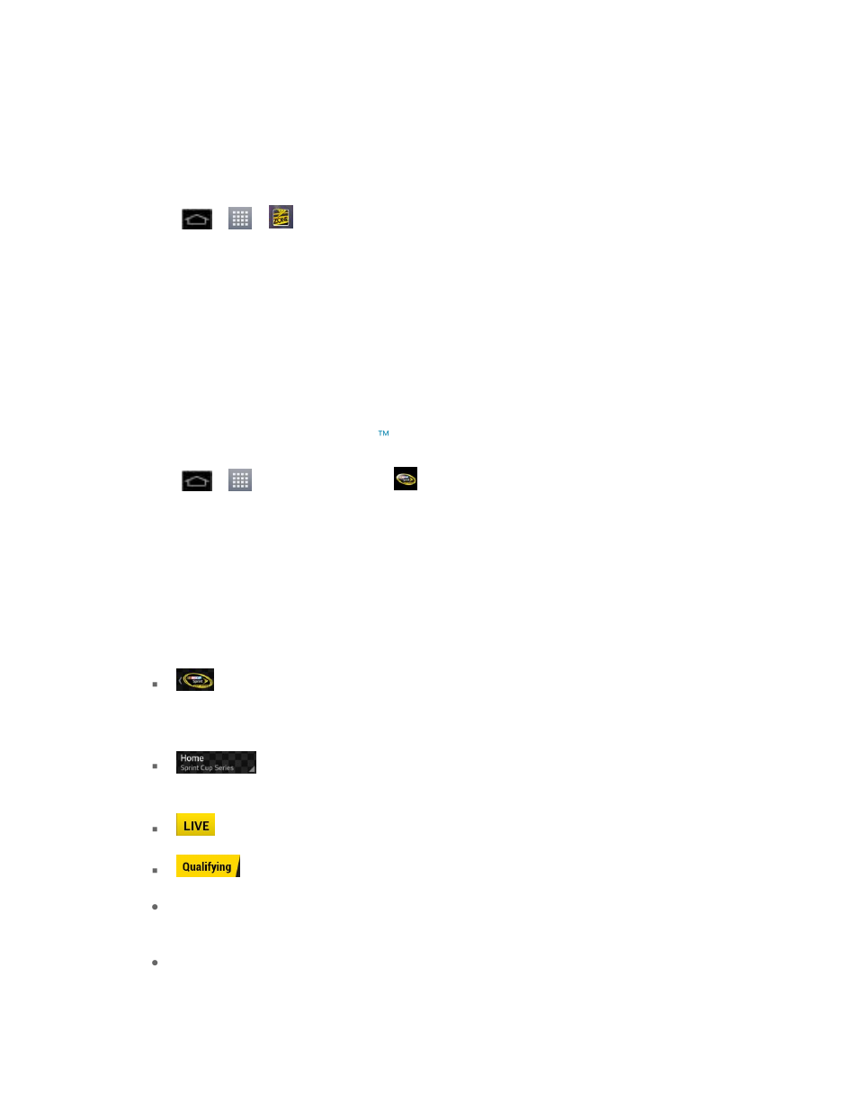 Sprint zone, Nascar sprint cup mobile | LG LGLS860 User Manual | Page 139 / 196