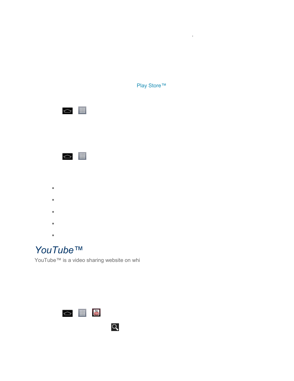 Sprint music plus, Youtube | LG LGLS860 User Manual | Page 143 / 196