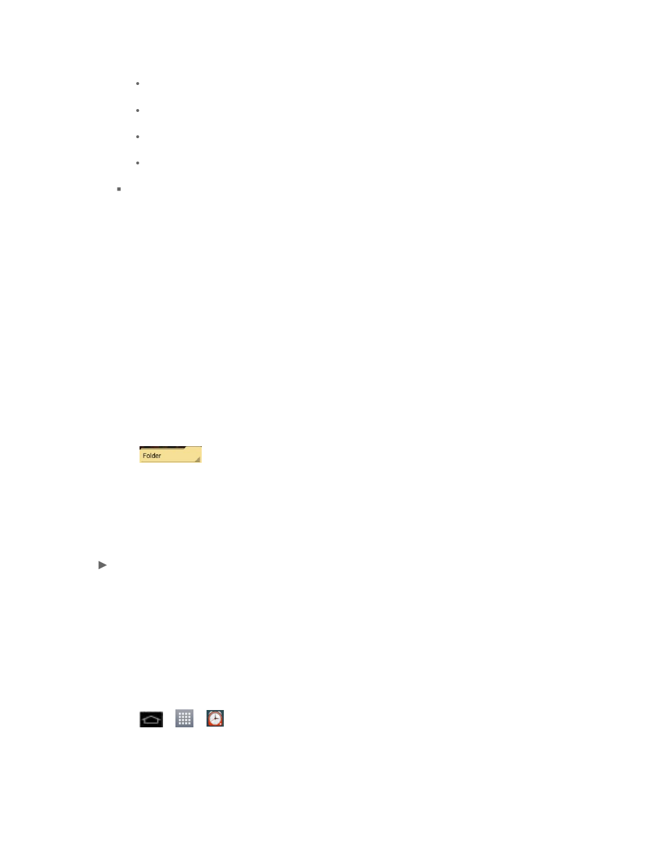 Folders, Alarm/clock, Alarms/clock | LG LGLS860 User Manual | Page 179 / 196