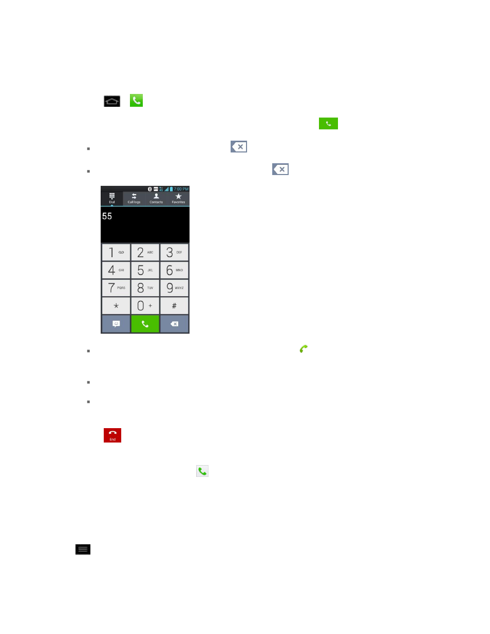 Call using the phone dialer, Dialing options | LG LGLS860 User Manual | Page 53 / 196