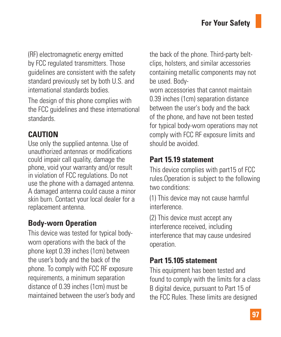 LG E980 User Manual | Page 97 / 122