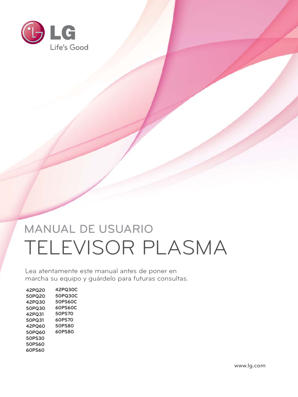 Esp.pdf, Cover, Televisor plasma | Manual de usuario | LG 42PQ30C User Manual | Page 249 / 371