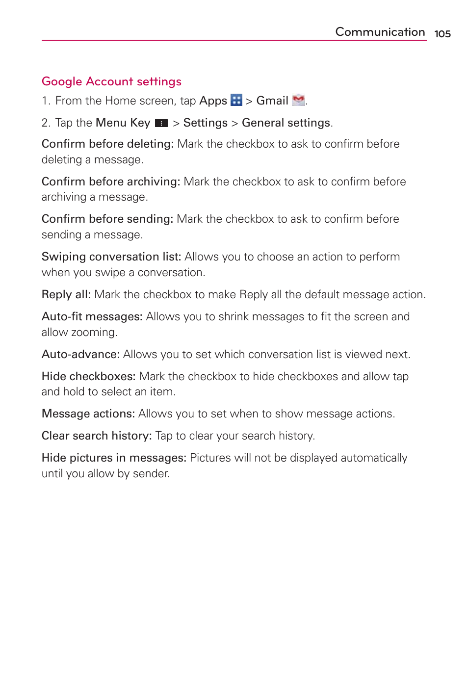 LG VS930 User Manual | Page 107 / 198