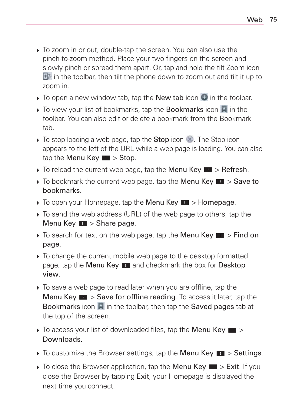 LG VS930 User Manual | Page 77 / 198