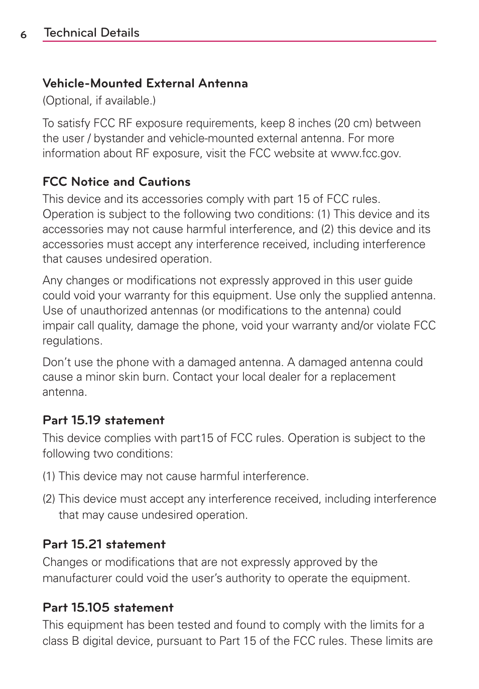 LG VS930 User Manual | Page 8 / 198