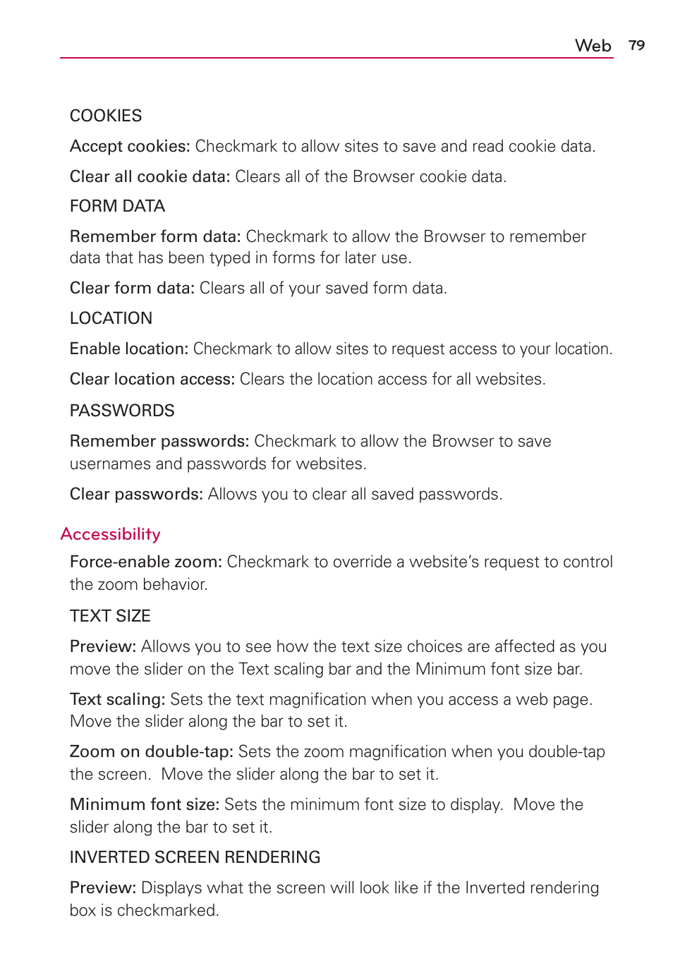 LG VS930 User Manual | Page 81 / 198