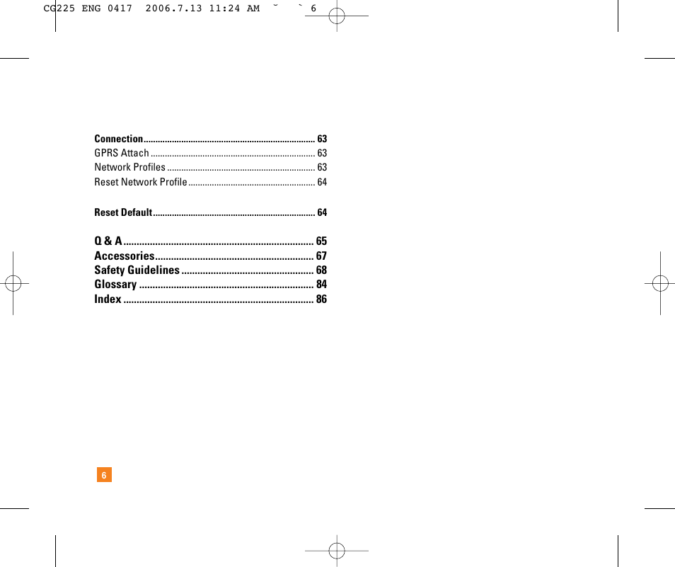 LG CG225 User Manual | Page 10 / 192