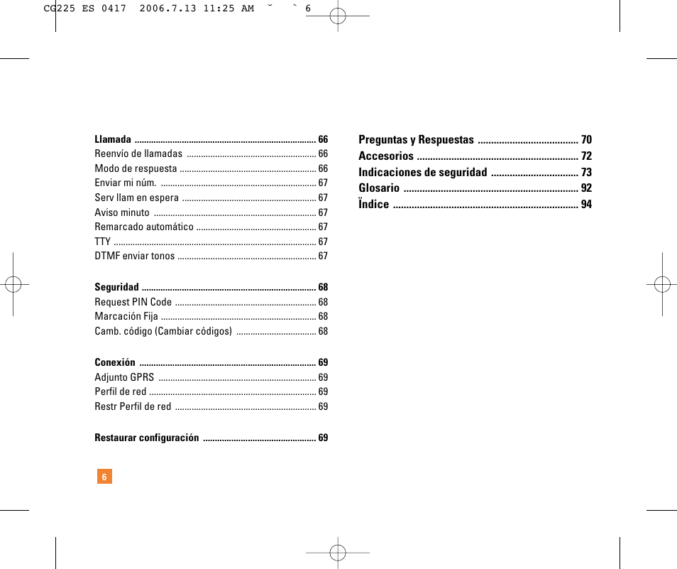 LG CG225 User Manual | Page 102 / 192