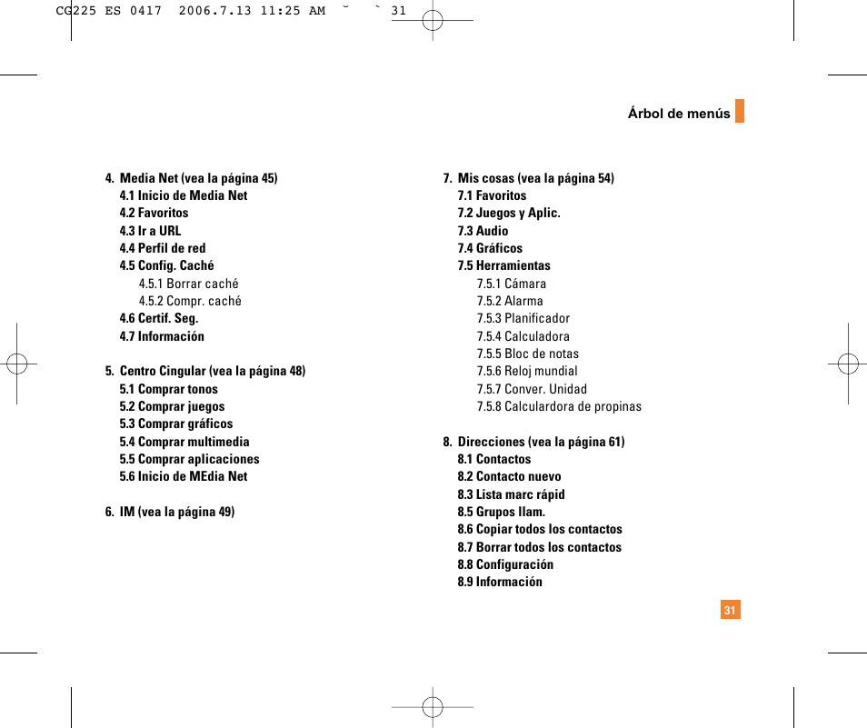 LG CG225 User Manual | Page 127 / 192