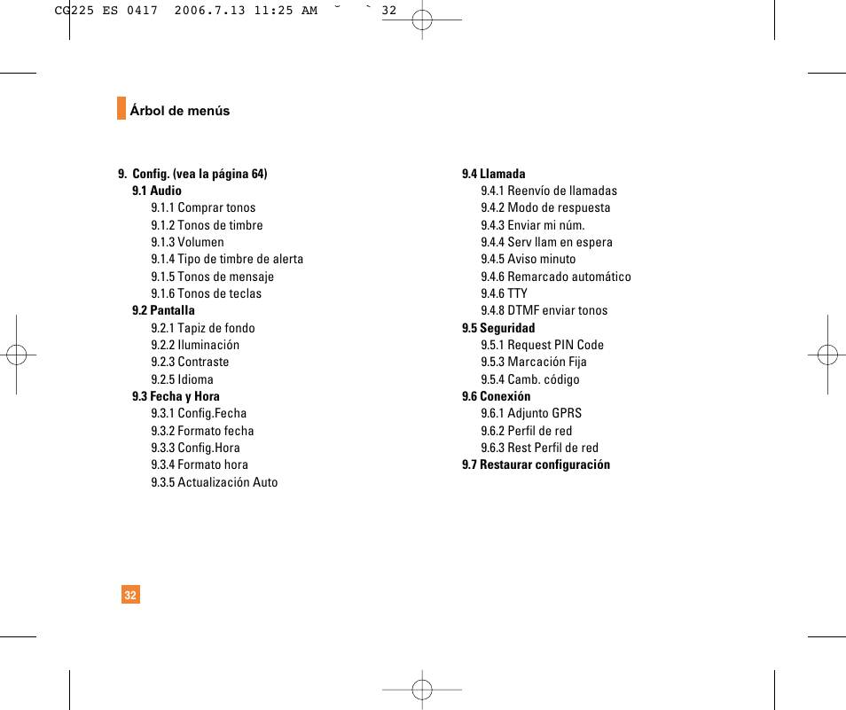 LG CG225 User Manual | Page 128 / 192