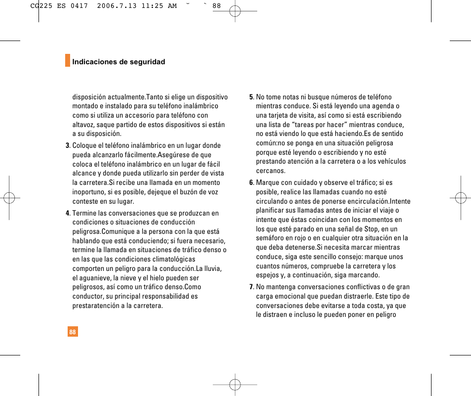 LG CG225 User Manual | Page 184 / 192