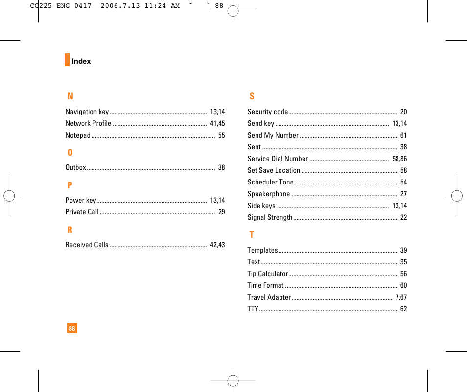 LG CG225 User Manual | Page 92 / 192
