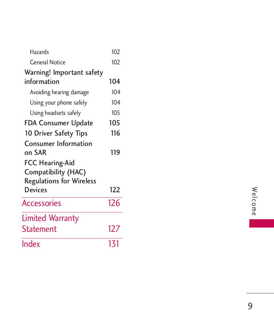 LG UN270 User Manual | Page 11 / 282