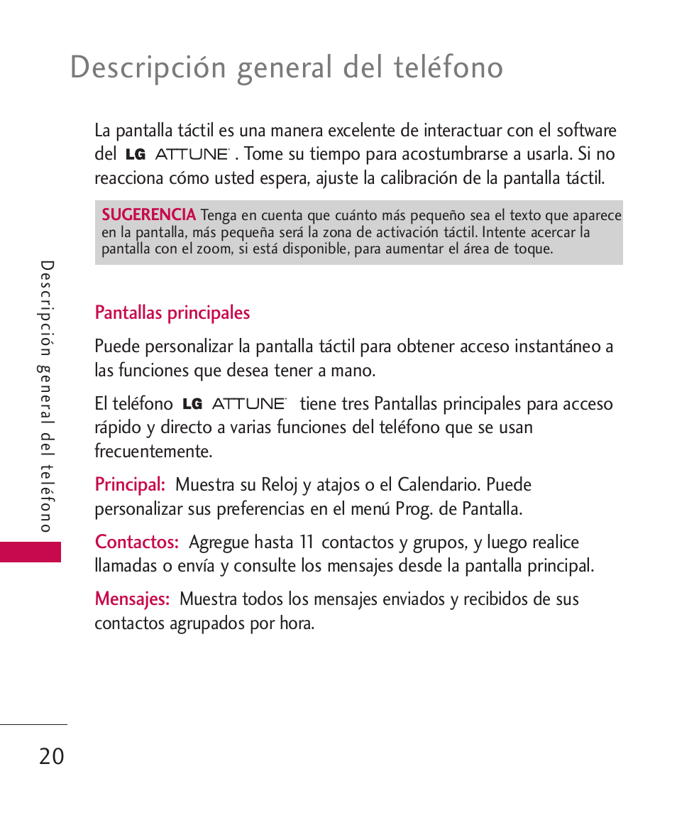 Descripción general del teléfono | LG UN270 User Manual | Page 157 / 282