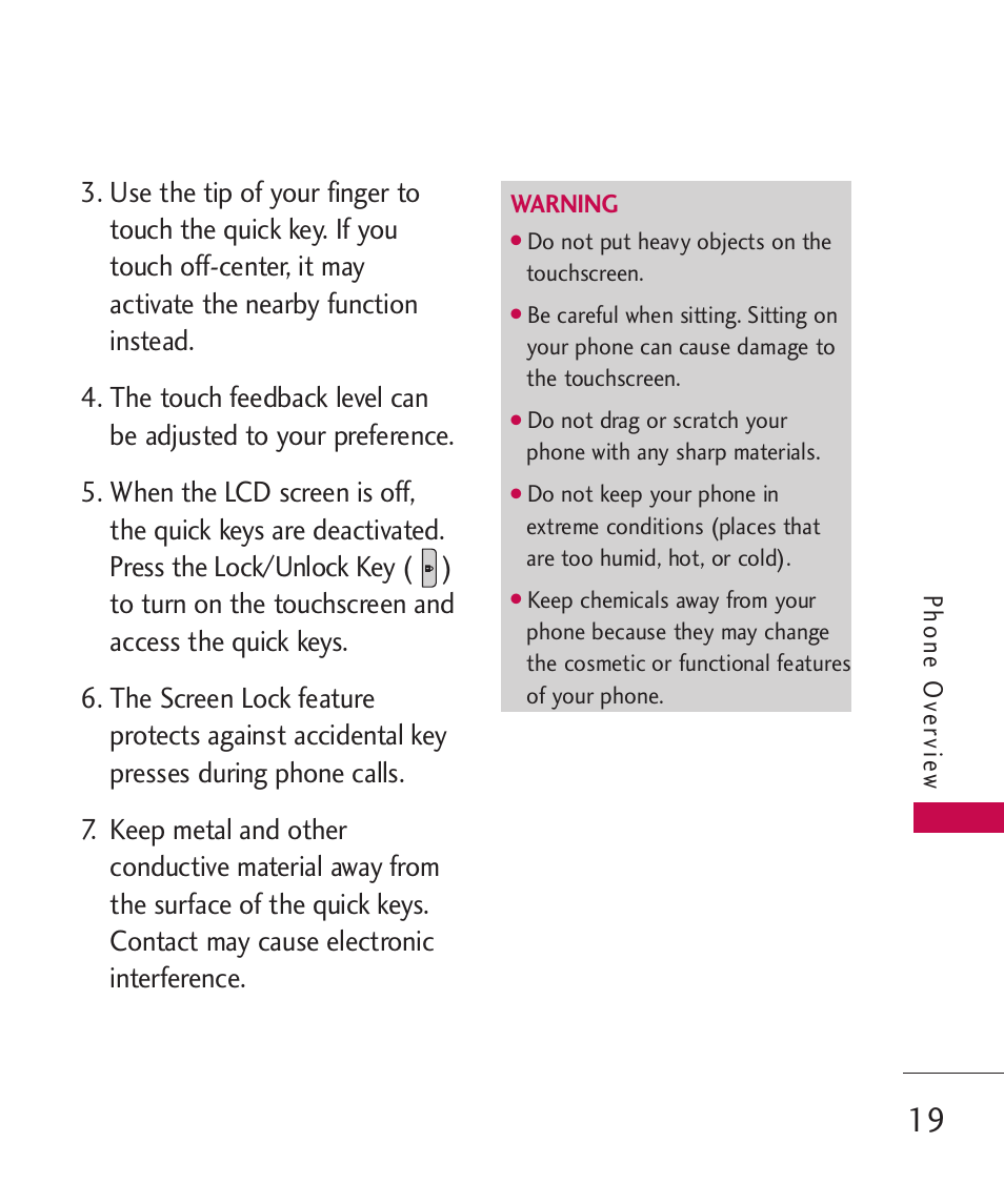 LG UN270 User Manual | Page 21 / 282