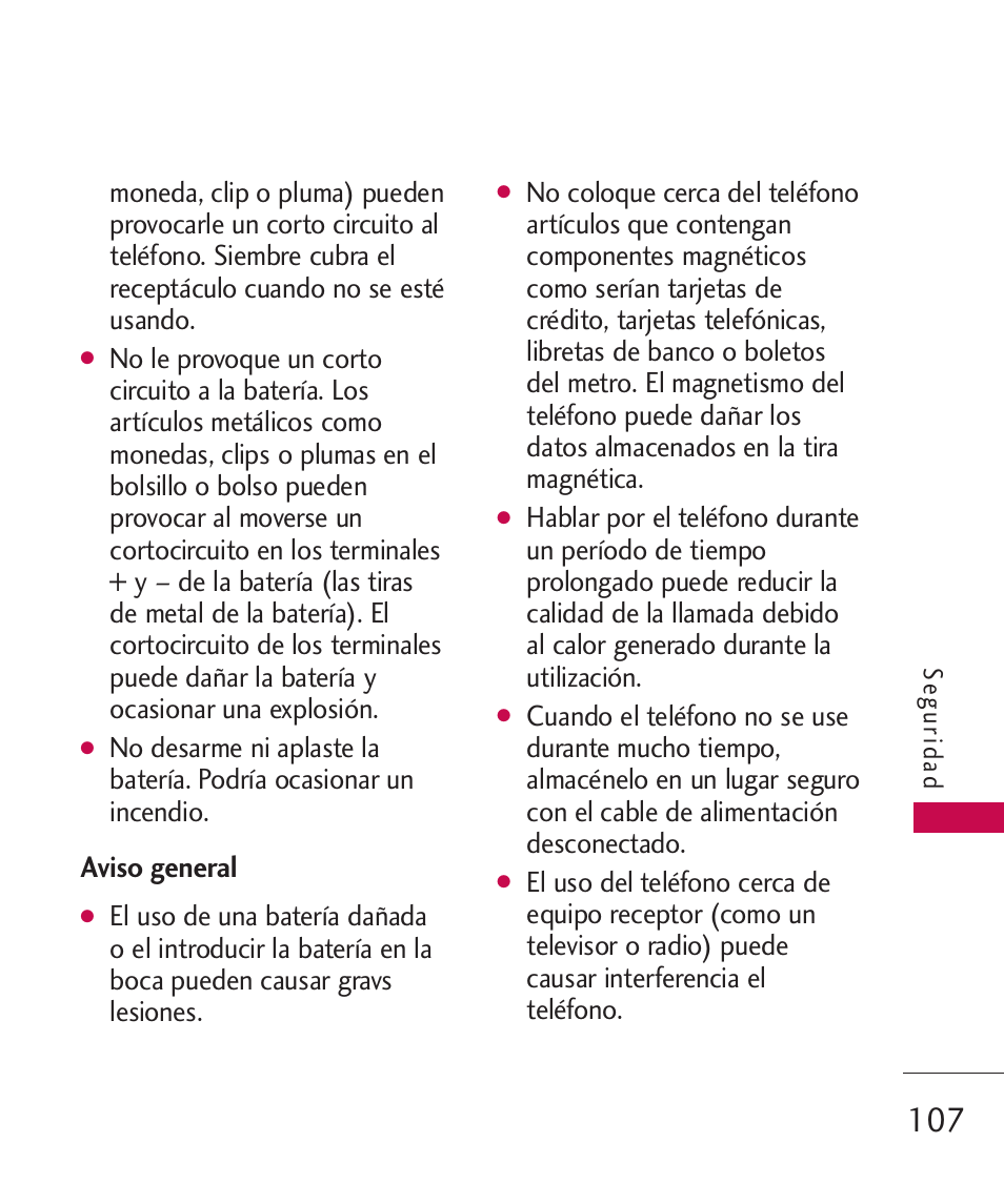 Aviso general | LG UN270 User Manual | Page 244 / 282